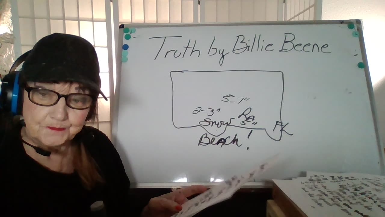 012125 1P(TX) TRUTH BY BILLIE BEENE "FLASH" SNOW ON THE BEACHES! PRES T KEEPS PROMISES!
