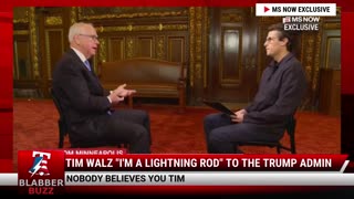 Tim Walz "I'm A lightning Rod" To The Trump Admin