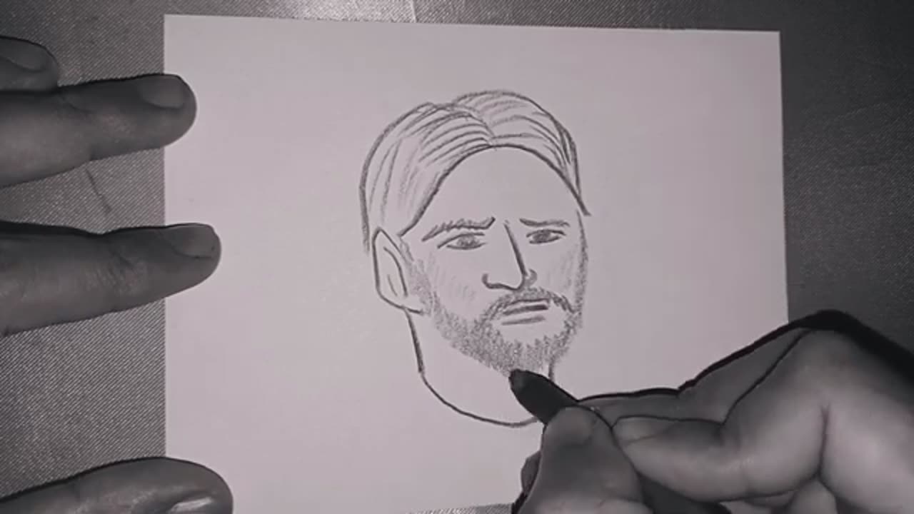 How To Draw Leonel Messi