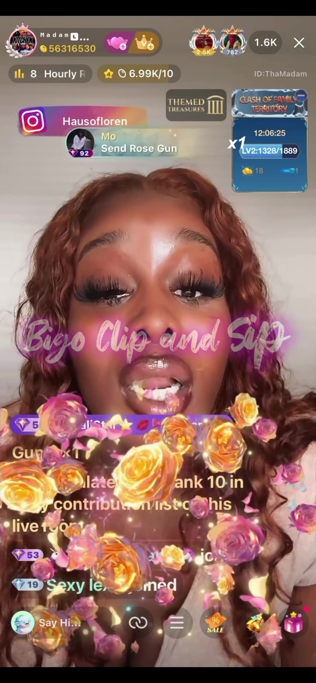 MadamLo live about new location-gov shut down-Savanna joins 10/30/25 #bigoclipandsip