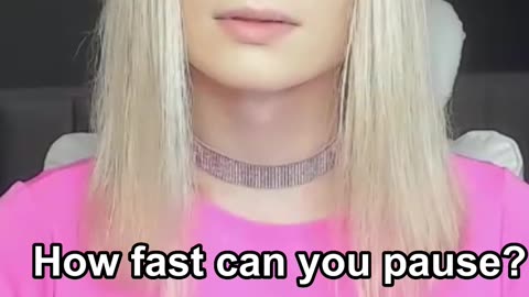 How fast can you pause