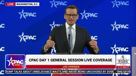 FULL SPEECH: Mateusz Morawiecki CPAC 2025 Day One - 2/20/25