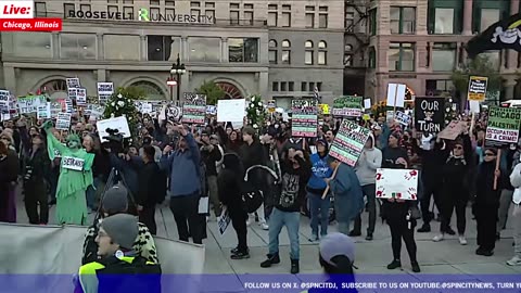 LIVE: Anti-ICE, Trump protest in Chicago