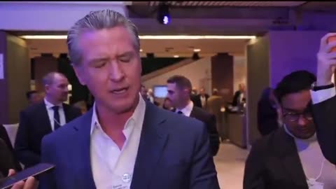Newsome at Davos: "Get off your kneepads"