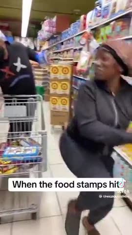 Blacks think its a joke that you're paying for their food they say you owe it to them