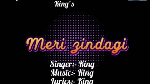 King | Meri Zindagi | King | Pioneer Music India | Bollywood Latest Trending Song