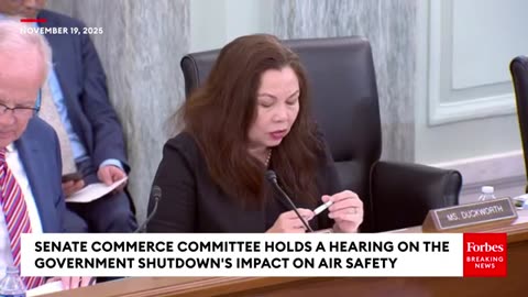 Tammy Duckworth Sounds Alarm On FAA's 'Failure To Respond To Basic Information Requests'