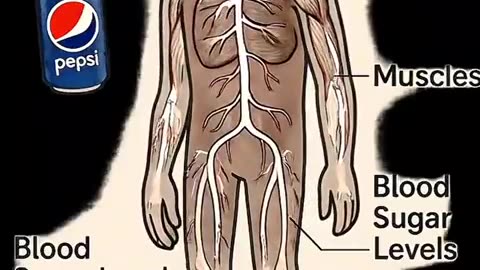 Watch what happens inside your body while drinking sweetened carbonated drinks like...