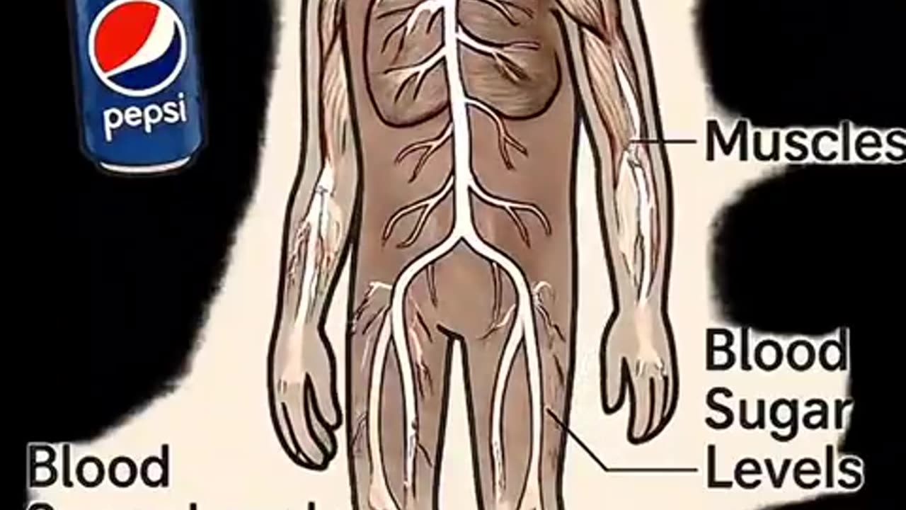 Watch what happens inside your body while drinking sweetened carbonated drinks like...