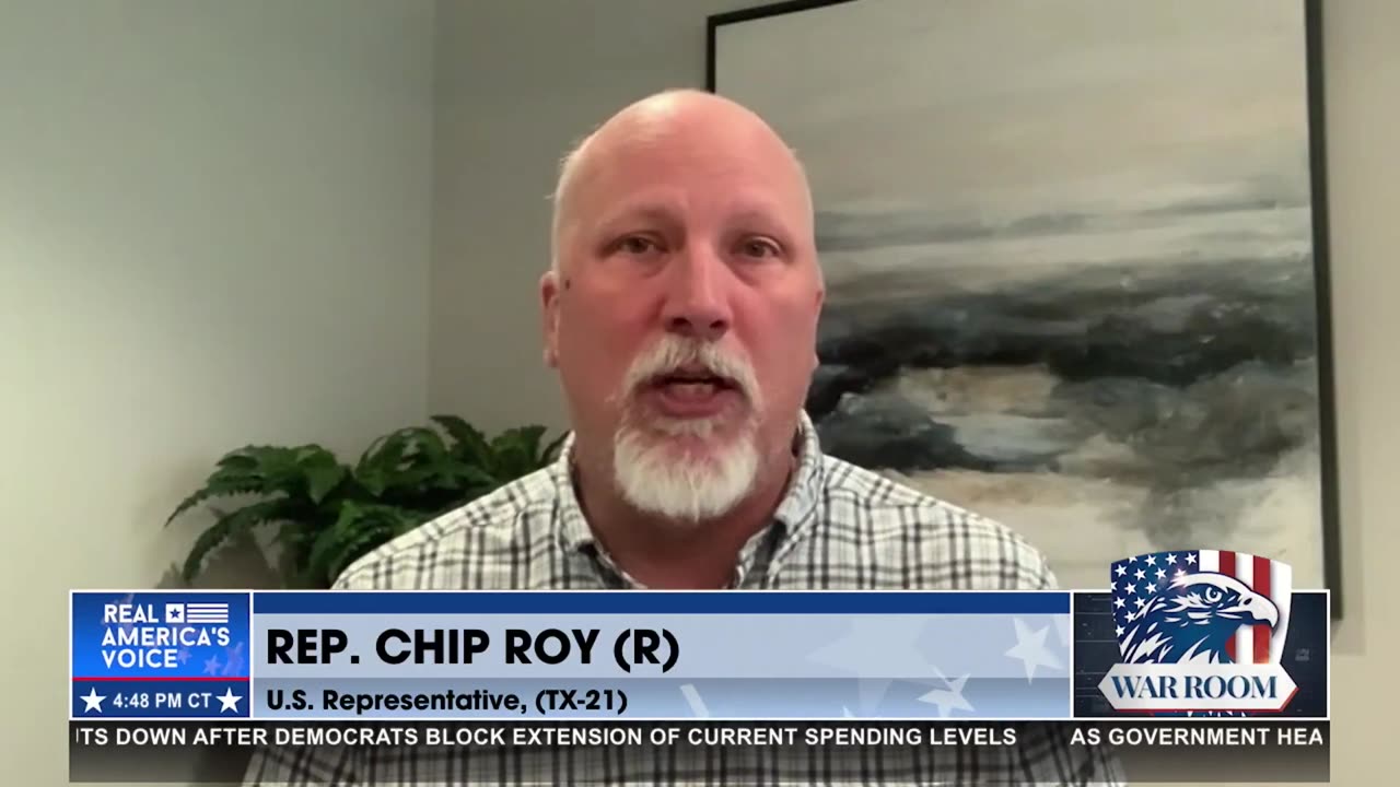 REP. CHIP ROY BLASTS DEMS FOR SHUTDOWN