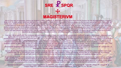 Dogma de Fide Orthodoxa: Spiritus Veritatis ab isto Christo similiter sicut ex Deo Patre procedit