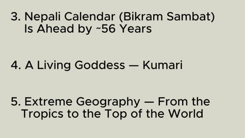 6 Interesting facts about Nepal..... #facts #fun #ultimate