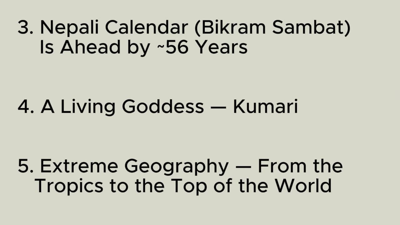 6 Interesting facts about Nepal..... #facts #fun #ultimate