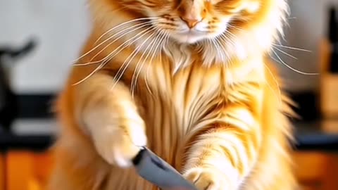 😻 Cat Gently Picks Up Baby 🍼 | Cutest Moment Ever! 🐱❤️ #Viral #WildNovaAI