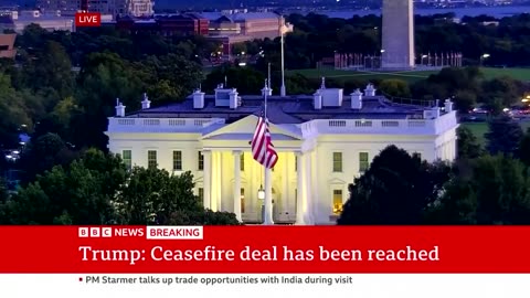 "A truly significant Truth Social post from PDJT" BBC on Gaza peace plan