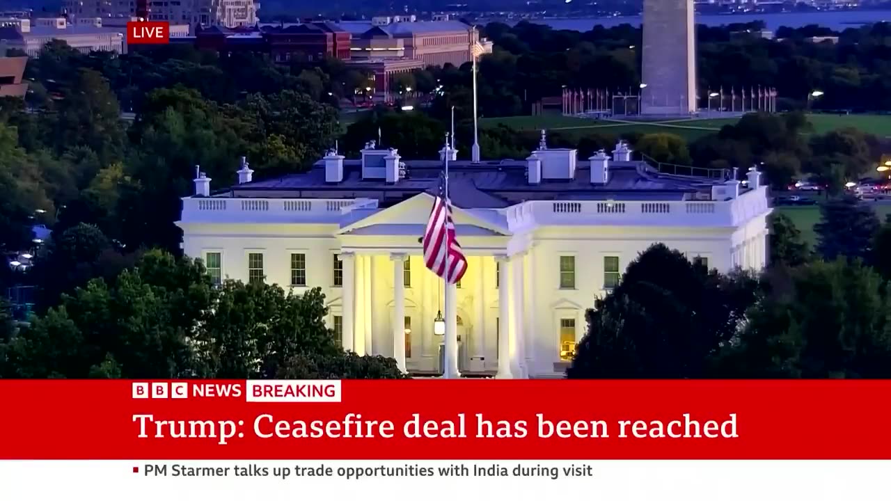 "A truly significant Truth Social post from PDJT" BBC on Gaza peace plan