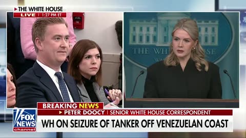 Karoline Leavitt says the Trump Administration DOES plan to SEIZE the oil from the tanker