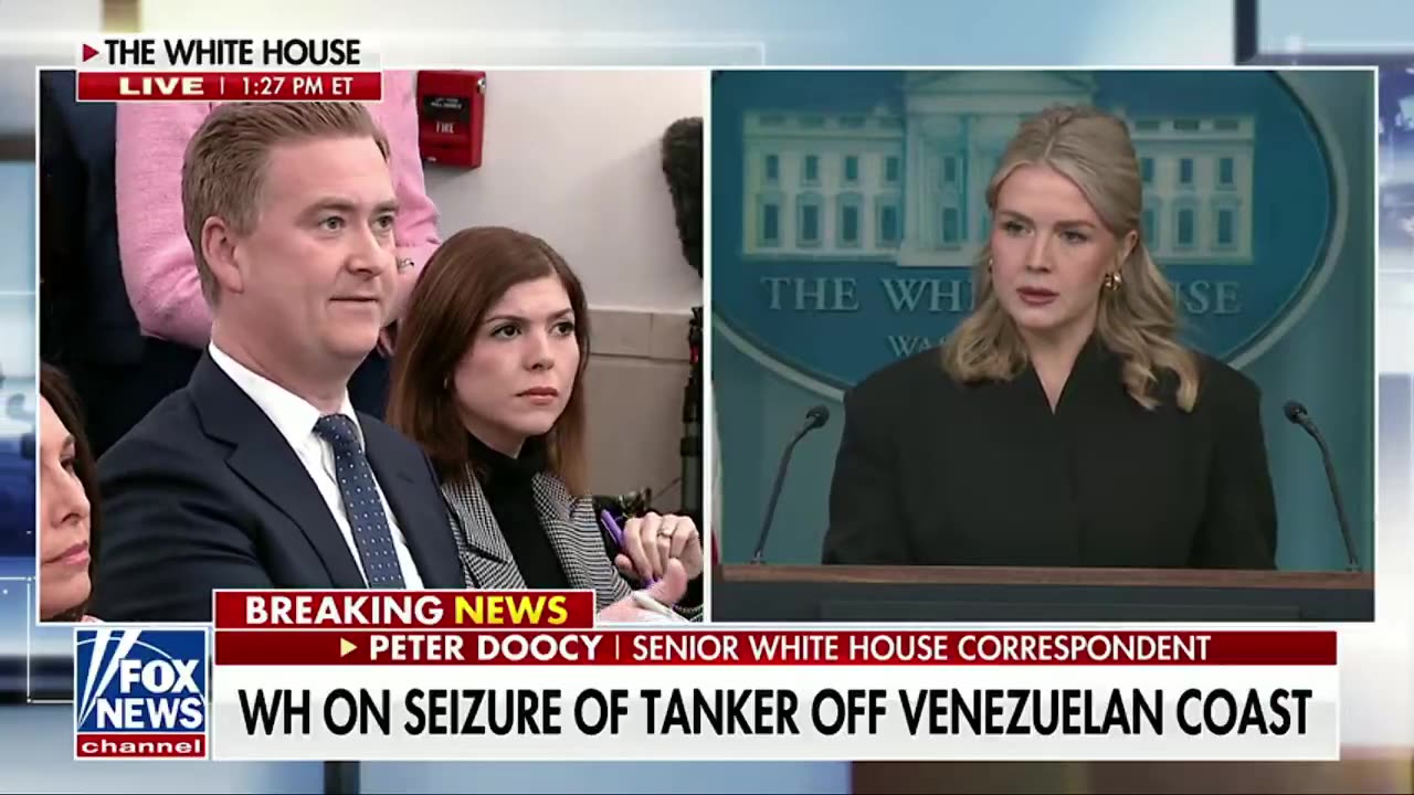 Karoline Leavitt says the Trump Administration DOES plan to SEIZE the oil from the tanker