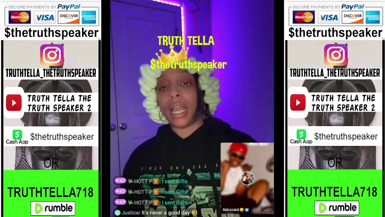 TRAP CECE LIVE SUNDAY NIGHT WHILE LYSOL LIONEL PLAYS IN HER FACE