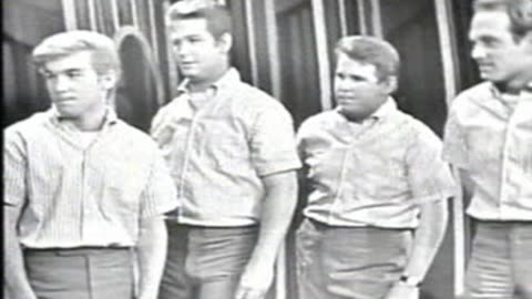 Beach Boys - Don't Worry Baby - Interview = American Bandstand 1964