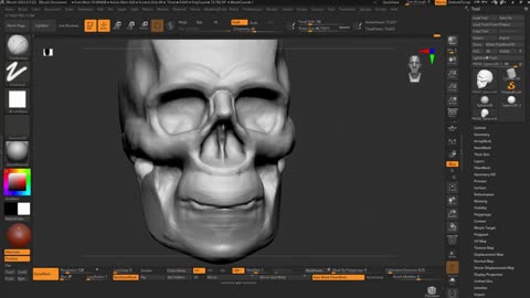 Sculpting a Human Skull Using ZBrush - Part 1