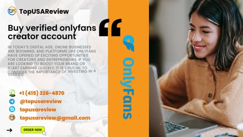 Buy Verified OnlyFans Creator Account in 2025