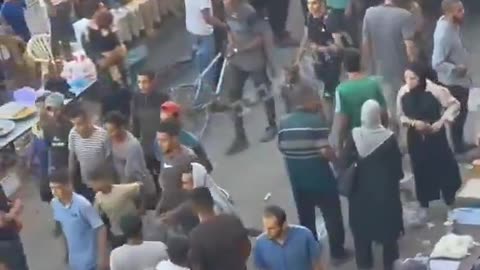 Hamas fighters are now emerging from their tunnels in full uniform.