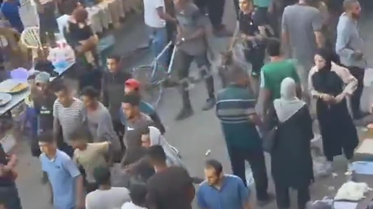 Hamas fighters are now emerging from their tunnels in full uniform.