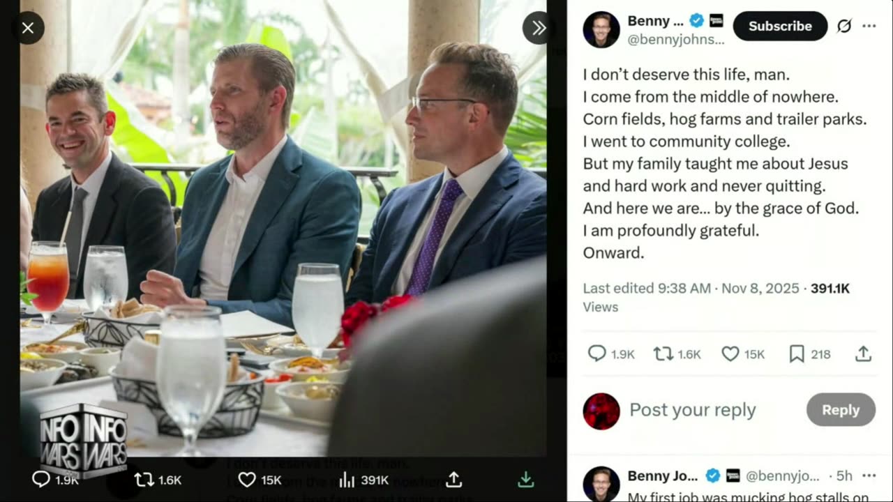 INFOWARS LIVE - 11/9/25: The Alex Jones Show