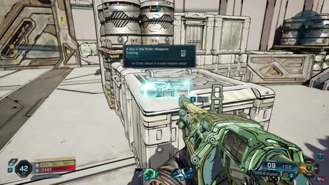 Borderlands 4: Echo Log - A day in the Order: Weapons Training