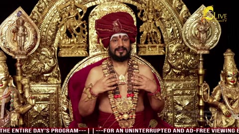 Witness the Divine Presence: Live Darshan of Bhagavan Nithyananda