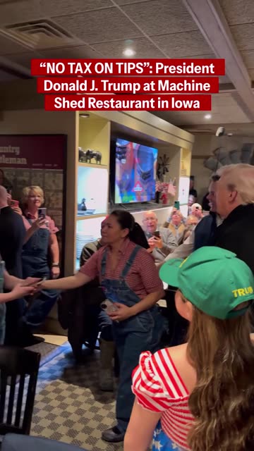 King 🤴 Trump No tax on tips hurrah 😀