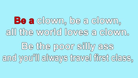 Be A Clown (1946) Cole Porter