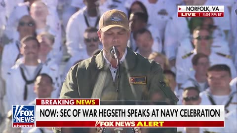 Hegseth: The Navy’s strength is unity of purpose