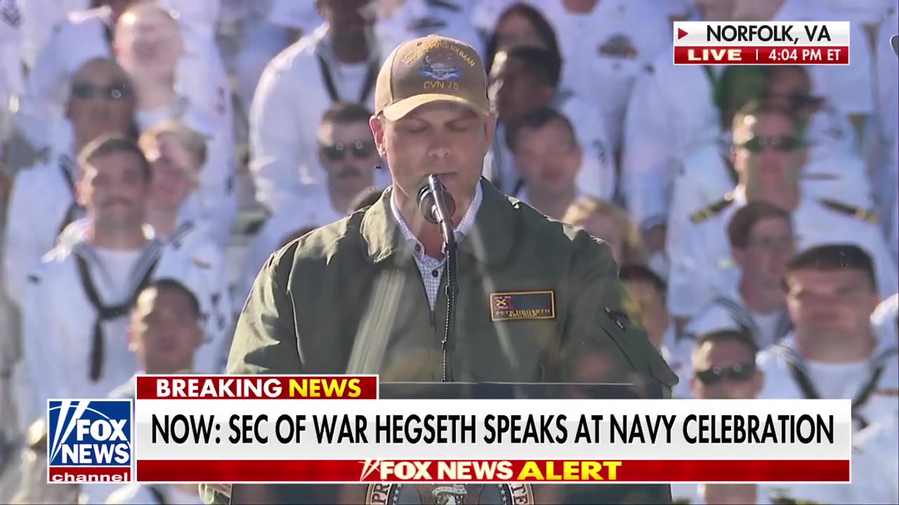 Hegseth: The Navy’s strength is unity of purpose