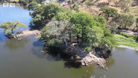 Salvadoreños piden proteger al Río Lempa, el más largo de Centroamérica, de la explotación minera