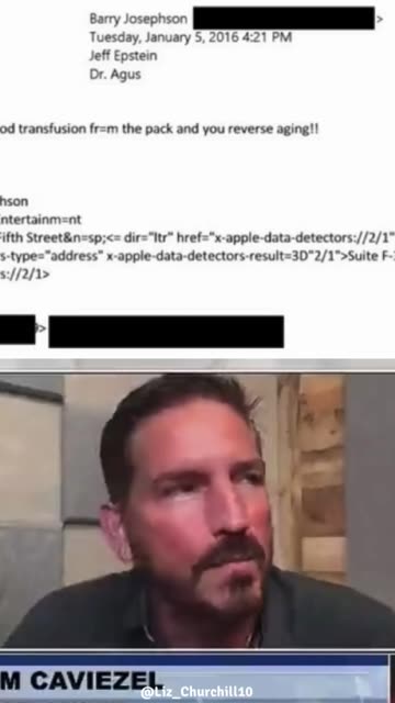 “Adrenochrome…which is caused by torturing little kids…” -Jim Kaviezel