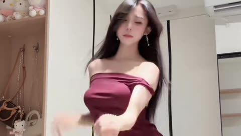 Daily Beauty EP 179 | Vibrant Scarlet Gown Bewitching Spicy Dance