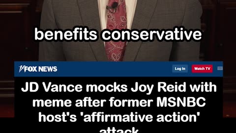 Joy Reid Rants Affirmative Action Helps 'Mediocre White Men like JD Vance'