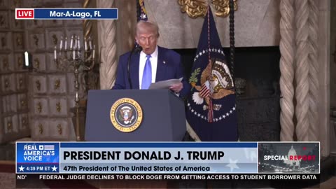 ‘THIS IS ALL FRAUD!” TRUMP READS LIST OF WASTE, FRAUD, AND ABUSE