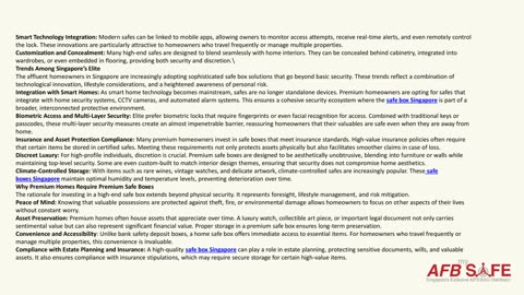 Why Premium Homes Need Premium Safes: Risks, Trends & What Elite Are Doing-My AFB Safe