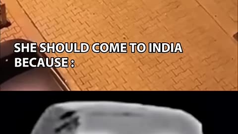 what happens if Serbian dancing lady comes to India 💀 #trending #ghost #funny