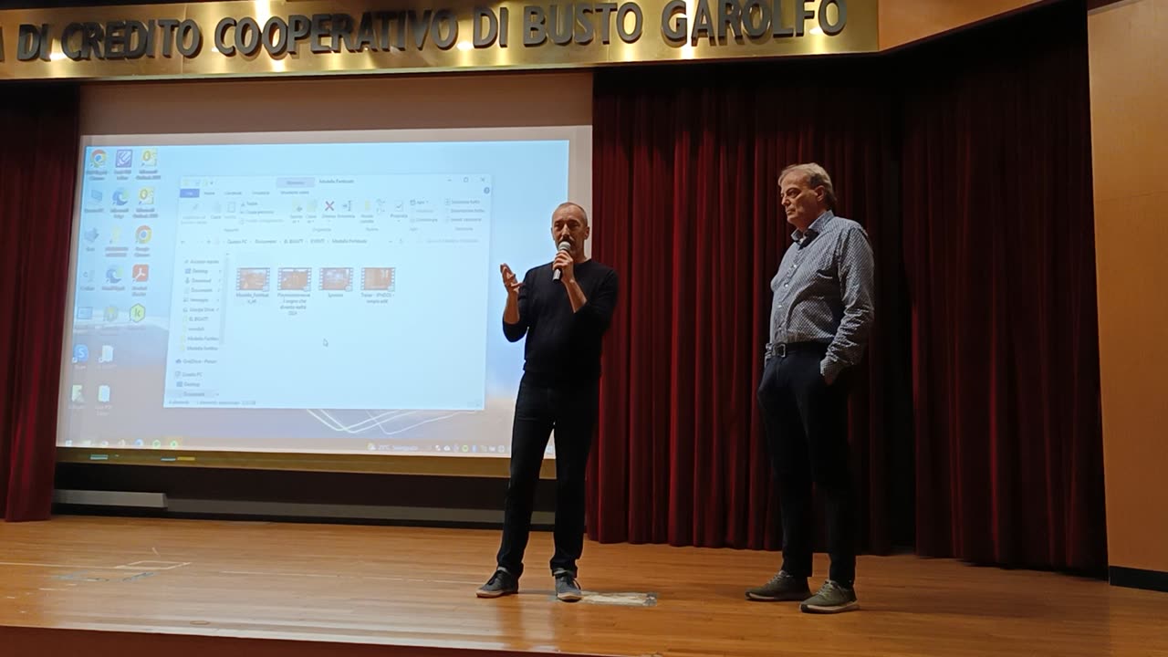 Modello Fortitudo - Documentario e dibattito - Busto Garolfo 26 Settembre '25 - 1 Parte