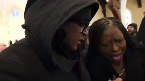 Church Service Disrupted By Anti-ICE Protestors