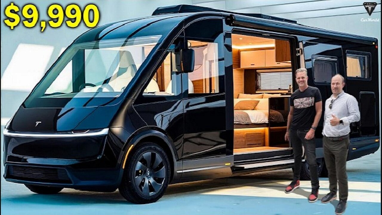 Elon Musk FINALLY LAUNCHS NEW $9,990 Tesla Motorhome HERE! ~ by TESLA CAR WORLD