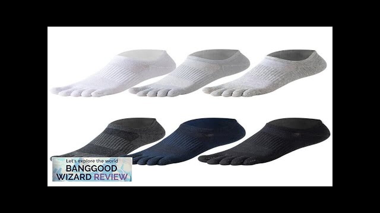 6 Pairs Pure Cotton Five Finger Short Socks Men Sweat Absorbent Antibacterial Review