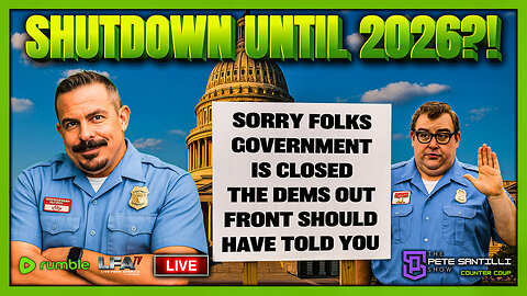 EXCLUSIVE: TO STOP TRUMP, DEMS SECRETLY PLANNING TO KEEP GOV’T SHUTDOWN UNTIL 2026 | THE SANTILLI REPORT 10.24.25 1PM