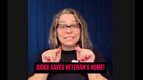 🚨Judge Saves Veteran’s Home! 😍 #ASL #deaf #signlanguage