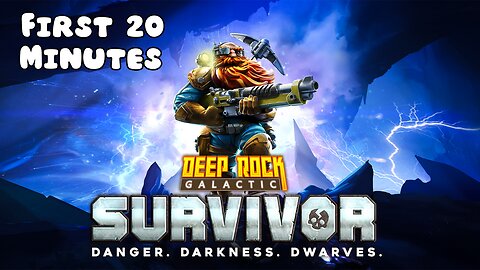 Deep Rock Galactic: Survivor 1.0 - First 20 Minutes (No Commentary Gameplay)