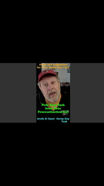 Pick Your Hump Day Task from Your Procrastination list